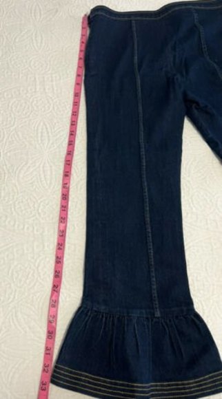 cinq a sept bell botton jeans - Picture 5 of 6